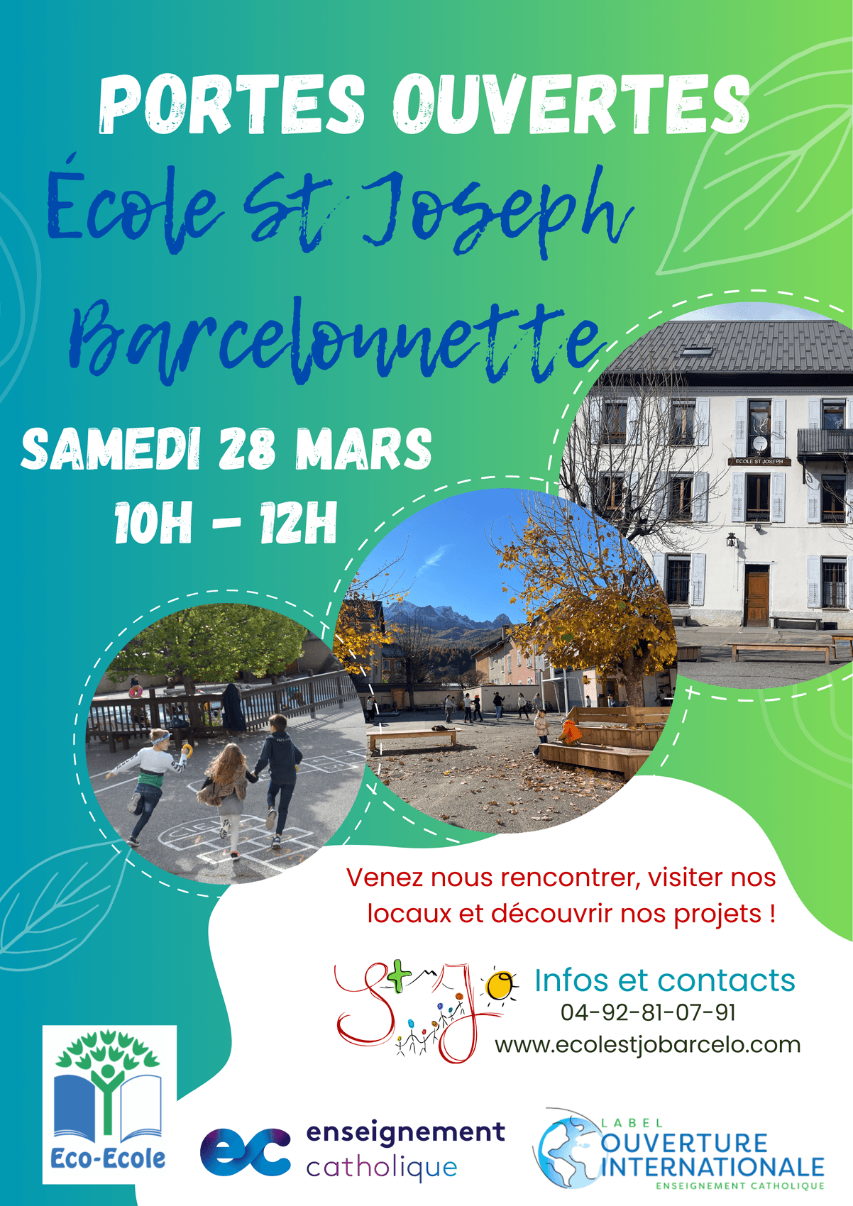 Journée Portes Ouvertes – 28 mars